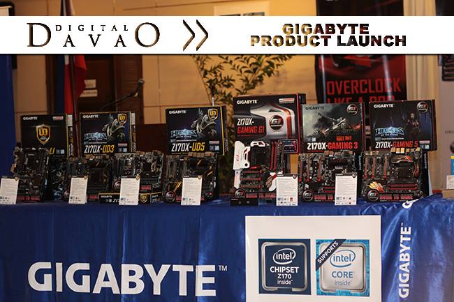 DigitalDavao - Gigabyte Product Launch Product Lineup 3