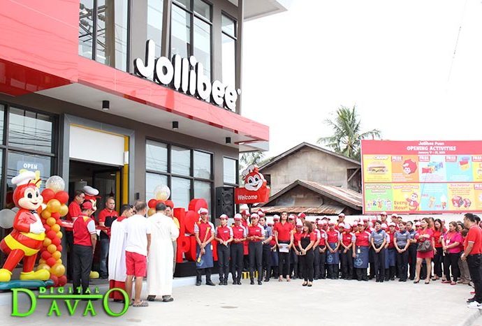Blessing and Ribbon Cutting of Jollibee Puan