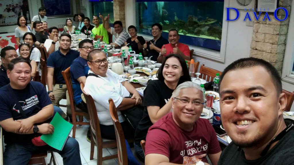 All smiles after the sumptuous feast at Marina Tuna