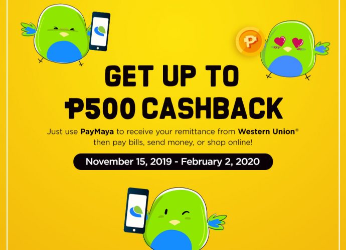 PayMaya Western Union cashback