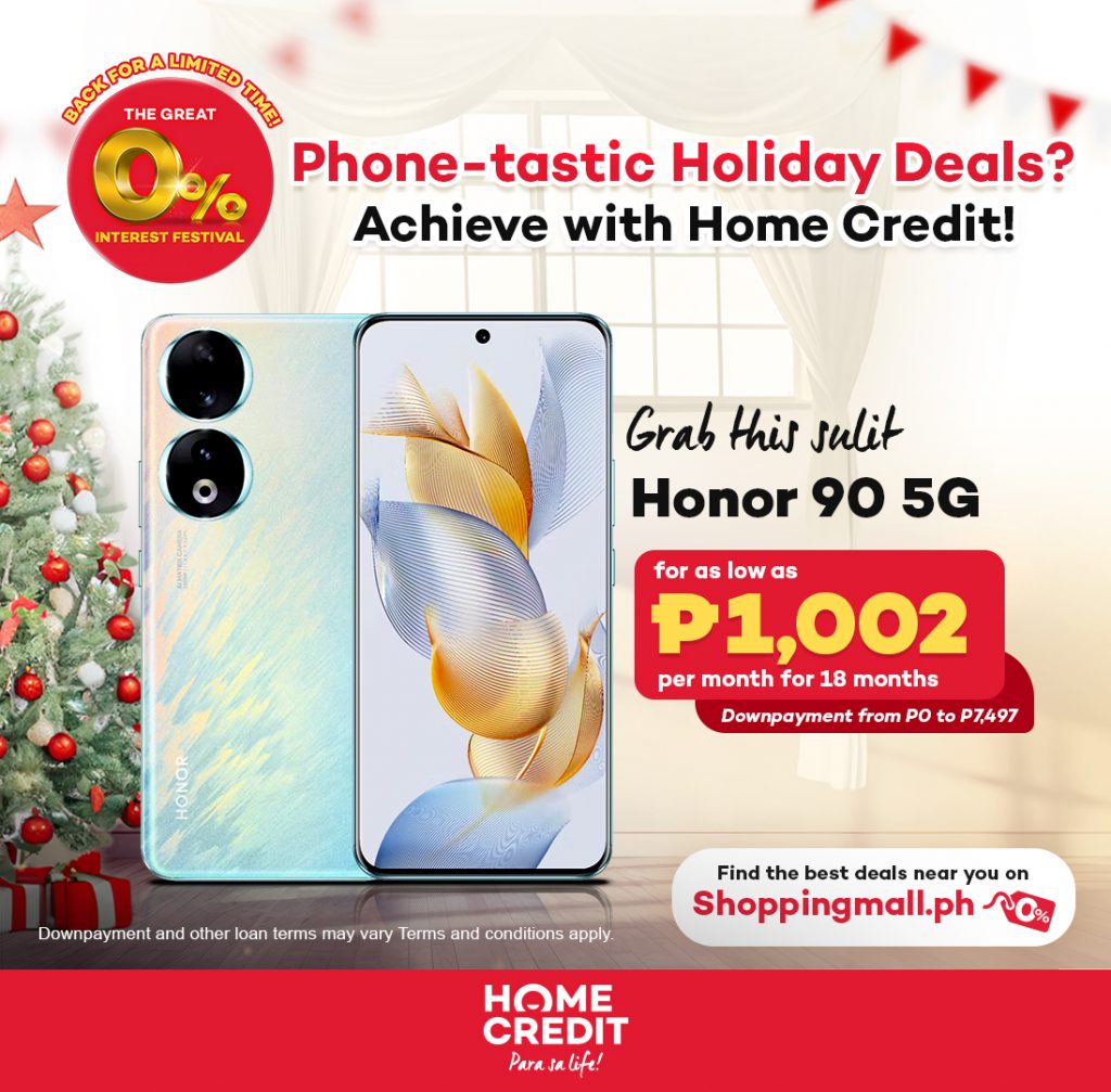 Home Credit Smartphone Reward for Yourself Honor 90 5G by Digitaldavao