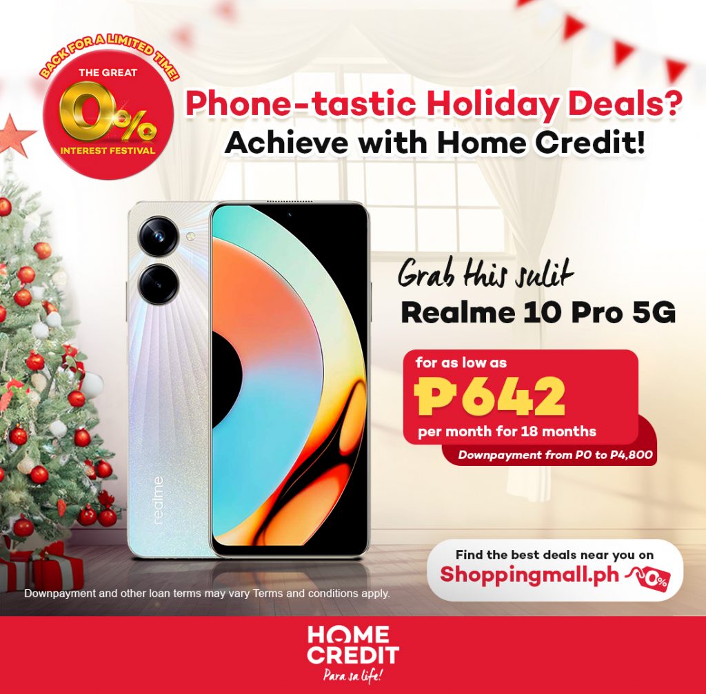 Home Credit Smartphone Reward for Yourself Realme 10 Pro 5G by Digitaldavao