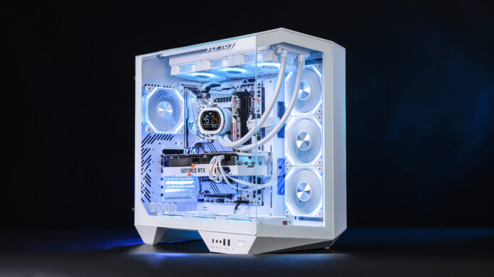 darkFlash DY470 ATX Case White Featured Digitaldavao