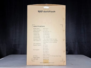 DarkFlash ARCEE DY470 Box Specs