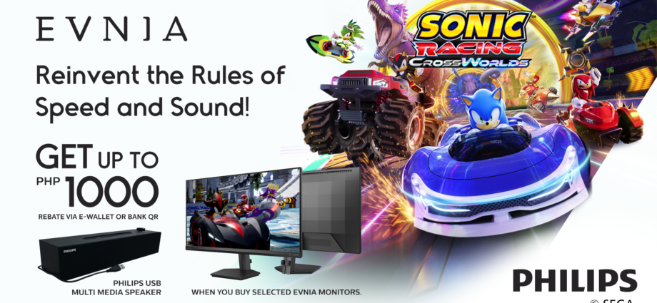 Philips Evnia Joins Forces with Sonic Racing Cross World - DigitalDavao
