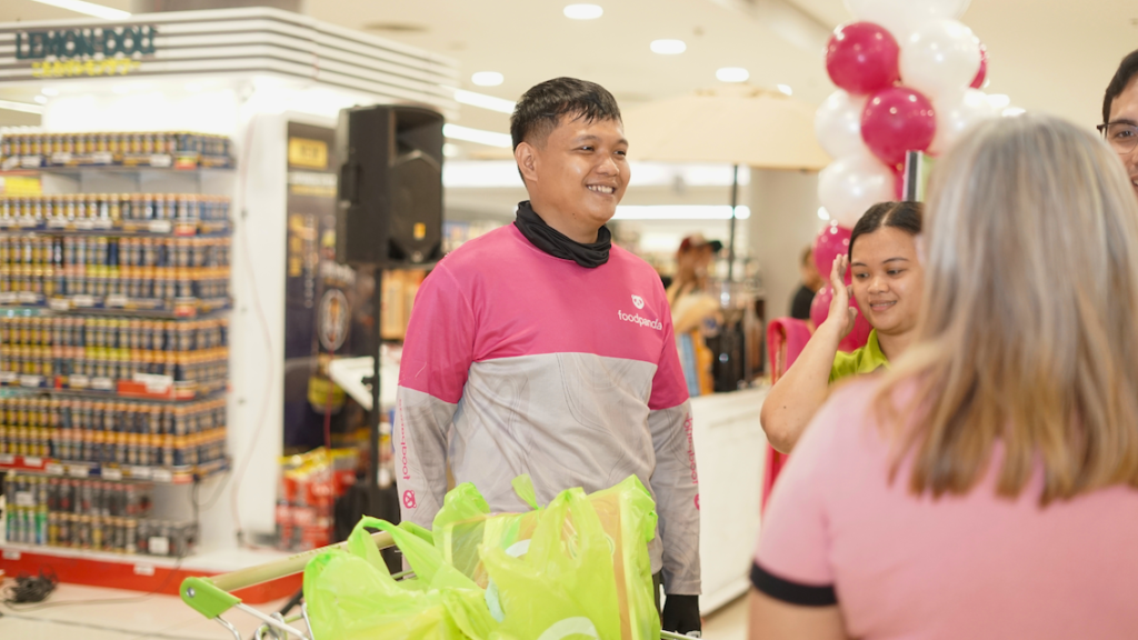 Ka-panda rider Johannah Ranera was the stores first order
