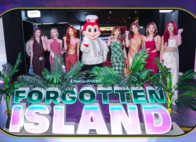 BINI and Jollibee at the Forgotten Island screening