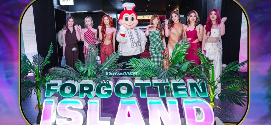 BINI and Jollibee at the Forgotten Island screening