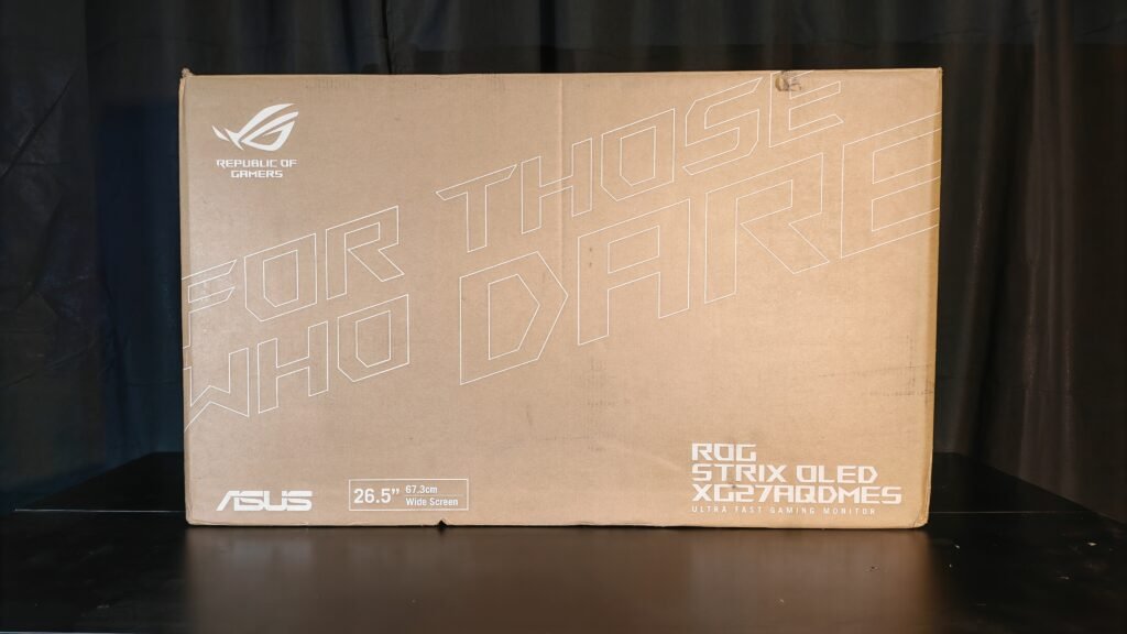DigitalDavao Reviews the ASUS ROG Strix OLED XG27AQDMES - Box Package