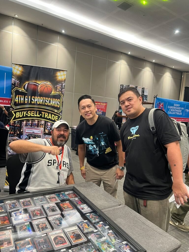 Philippine International Cards and Collectibles Convention - Ryan of 4th&1 Sportscards and Daniel Dango